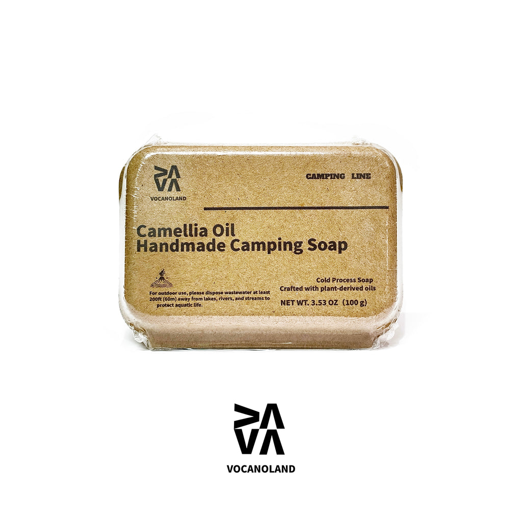 VOCANOLAND CAMELLIA OIL HANDEMADE CAMPING SOAP