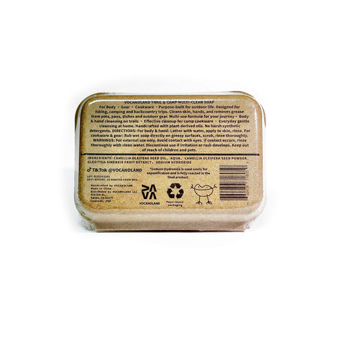 VOCANOLAND CAMELLIA OIL HANDEMADE CAMPING SOAP